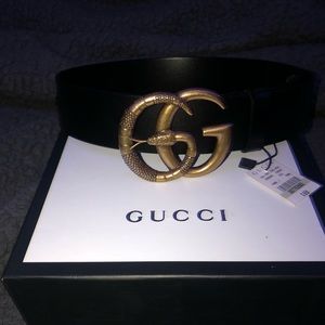 Gucci men’s belt GG Kingsnake